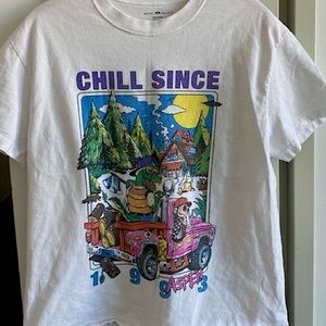 RARE BRANDY MELVILLE CHILL SINCE ASPEN SHIRT! super good condition!